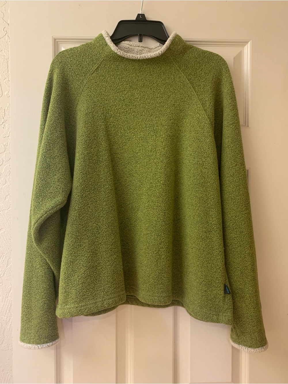 Kuhl Alpaca Fleece Olive Green Crew Neck Pullover